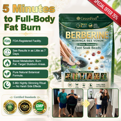 ☘️𝑮𝒓𝒆𝒆𝒏𝑭𝒆𝒆𝒍® 𝑩𝒆𝒓𝒃𝒆𝒓𝒊𝒏𝒆 𝑴𝒐𝒓𝒊𝒏𝒈𝒂- 𝑩𝒆𝒆 𝑽𝒆𝒏𝒐𝒎 𝑫𝒆𝒕𝒐𝒙 𝑺𝒍𝒊𝒎𝒎𝒊𝒏𝒈 𝑭𝒐𝒐𝒕 𝑺𝒐𝒂𝒌 𝑩𝒆𝒂𝒅 𝑺𝒖𝒑𝒑𝒐𝒓𝒕𝒔 𝑾𝒆𝒊𝒈𝒉𝒕 𝑴𝒂𝒏𝒂𝒈𝒆𝒎𝒆𝒏𝒕, 𝑳𝒚𝒎𝒑𝒉𝒂𝒕𝒊𝒄 𝑫𝒓𝒂𝒊𝒏𝒂𝒈𝒆, 𝑯𝒆𝒂𝒍𝒕𝒉𝒚 𝑪𝒊𝒓𝒄𝒖𝒍𝒂𝒕𝒊𝒐𝒏, 𝑭𝒆𝒎𝒊𝒏𝒊𝒏𝒆 𝑾𝒆𝒍𝒍𝒏𝒆𝒔𝒔 & 𝑭𝒊𝒓𝒎𝒆𝒓-𝑳𝒐𝒐𝒌𝒊𝒏𝒈 𝑺𝒌𝒊𝒏🔥