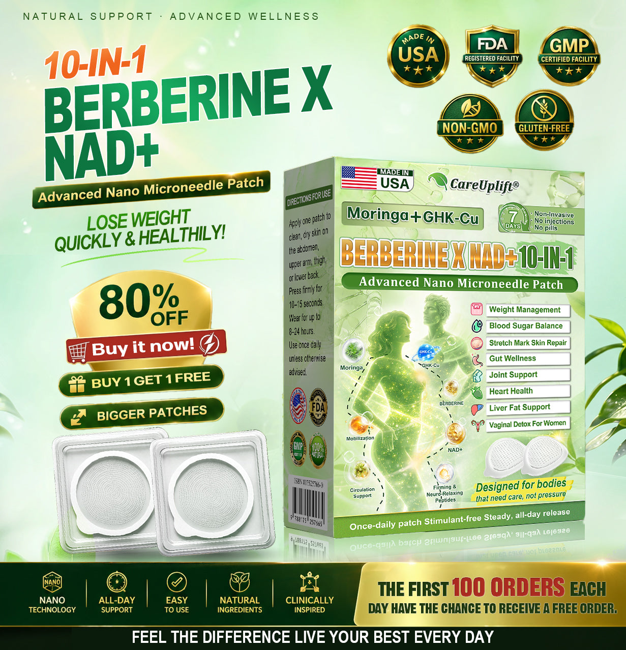 𝑶𝒇𝒇𝒊𝒄𝒊𝒂𝒍 𝑺𝒕𝒐𝒓𝒆  |🍃𝐂𝐚𝐫𝐞𝐔𝐩𝐥𝐢𝐟𝐭® 𝑴𝒆𝒕𝒂𝒃𝒐𝒍𝒊𝒄 𝑵𝒂𝒏𝒐 𝑴𝒊𝒄𝒓𝒐𝒏𝒆𝒆𝒅𝒍𝒆 𝑷𝒂𝒕𝒄𝒉🇺🇸(𝐉𝐮𝐬𝐭 𝐨𝐧𝐜𝐞 𝐚 𝐝𝐚𝐲, 𝐯𝐢𝐬𝐢𝐛𝐥𝐞 𝐜𝐡𝐚𝐧𝐠𝐞𝐬 𝐢𝐧 𝟕 𝐝𝐚𝐲𝐬）𝘽𝙚𝙧𝙗𝙚𝙧𝙞𝙣𝙚 + 𝙈𝙤𝙧𝙞𝙣𝙜𝙖 𝙁𝙤𝙧𝙢𝙪𝙡𝙖 ✅ 𝐅𝐨𝐫 𝐨𝐛𝐞𝐬𝐢𝐭𝐲, 𝗟𝗼𝗼𝘀𝗲 𝘀𝗸𝗶𝗻,𝐝𝐢𝐚𝐛𝐞𝐭𝐞𝐬, 𝐬𝐥𝐞𝐞𝐩 𝐚𝐩𝐧𝐞𝐚, 𝐣𝐨𝐢𝐧𝐭 𝐢𝐬𝐬𝐮𝐞𝐬, 𝐚𝐧𝐝 𝐦𝐨𝐫𝐞💯💯